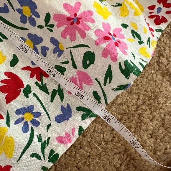 Kate Spade Shoreside Floral Puffy Sleeve Shirtdress, Size Small Made In India - Picture 11 of 12